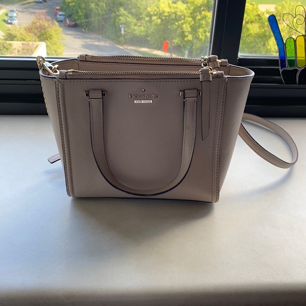 SOLD KATE SPADE tan satchel :)